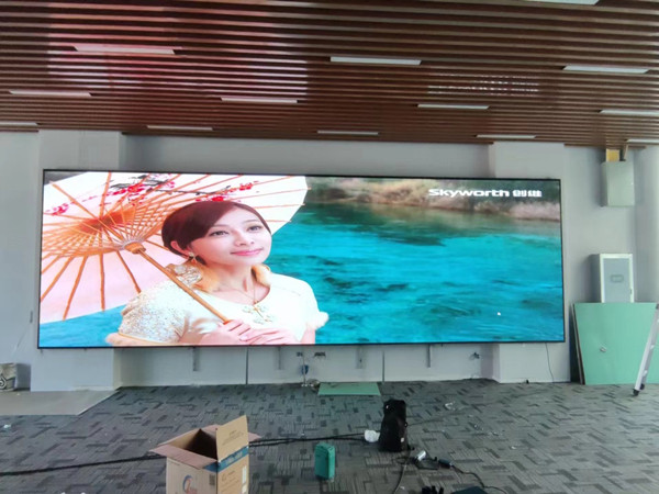 顺昌P1.53led小间距屏安装案例